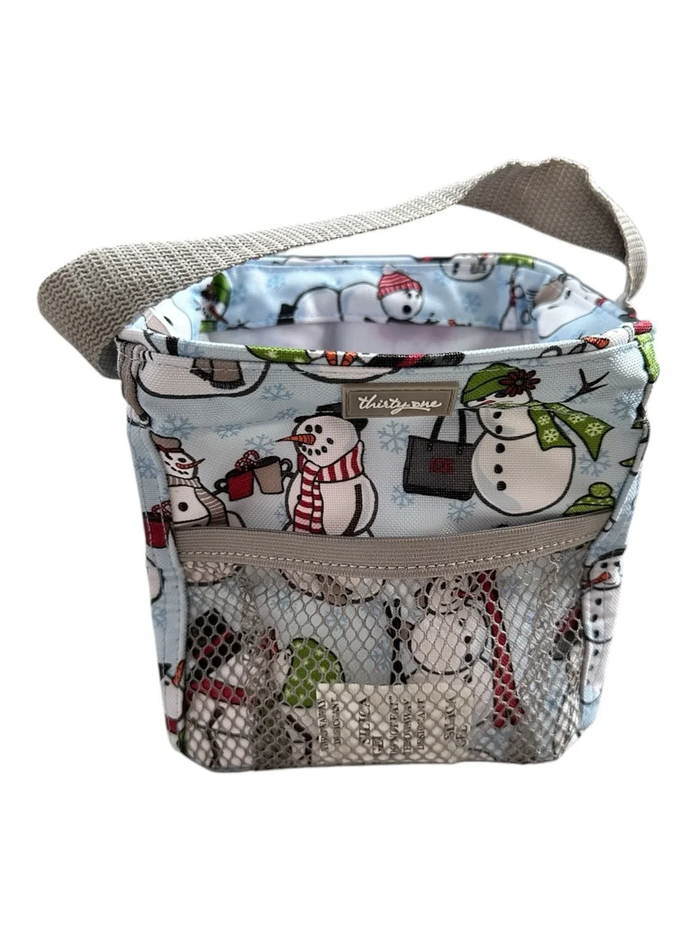 THIRTY-ONE Sq. Utility Tote Sketchy Dot & Littles CarryAll Caddy SnowDaze Bundle